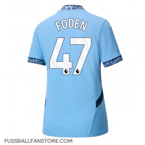 Manchester City Phil Foden #47 Replik Heimtrikot Damen 2024-25 Kurzarm